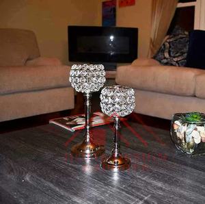 Crystal <b>Globe</b> Votive Candle Holder for Table Centerpieces Best Seller Table Top Candle Holder - Product Image 3