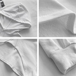 Servicio OEM: Sudaderas con Capucha Cortas para Mujer, Resistentes al Viento, Transpirables, Anti-Pilling, de Tela de Lona, Personalizables, de Alta Calidad - Product Image 6