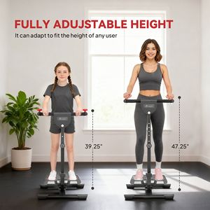 Tavola Pieghevole Rossa per Addominali con Display LCD e Attrezzatura per Allenamento, per Uomini e Donne - Product Image 4