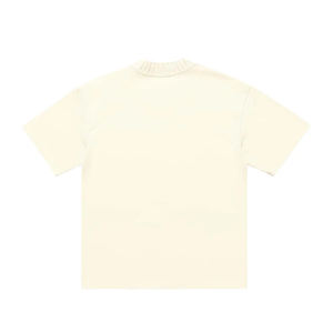 T-shirts à col rond en coton 100% de qualité supérieure, personnalisables avec logo, tricotés, poids lourd, 300 grammes, coupe ample et oversize pour hommes - Product Image 6