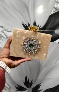 Nuevo Diseño de Bolso de Mano de Resina, Bolso de Mano de Resina para la Noche, Bolso de Mano de Resina Acrílica de Lujo para Damas, Bolso Elegante para Mujer - Product Image 5