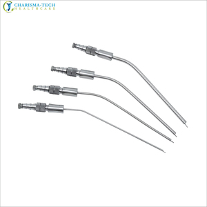 Tubo de Succión Frazier Premium y Cánula Aspiradora de Acero Inoxidable, Instrumentos Quirúrgicos de Precisión Reutilizables para Neurocirugía, ORL y Columna Vertebral - Product Image 4