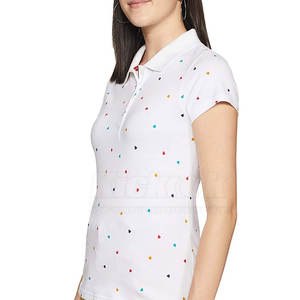 Camisas Casuales de Verano para Mujer con Cuello Camisero, Manga Corta, Ecológicas, de Secado Rápido, Tejido de Punto, 100% Algodón - Product Image 3