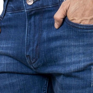 กางเกงยีนส์ผ้าฝ้ายสลิมฟิตสำหรับผู้ชายเสื้อผ้าแนวสตรีทผ้าสแปนเด็กซ์ - Product Image 4