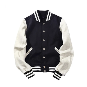 Chaqueta Varsity Premium para Hombre, Estilo Universitario, Resistente al Viento, de Poliéster, Mangas Largas, Cierre de Botones a Presión, Doble Cara - Product Image 2