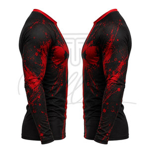 Nuevo Diseño, Mejor Calidad, Camiseta de Compresión para Hombre, Venta al Por Mayor, MOQ Bajo, Color Sólido, para Invierno y Actividades al Aire Libre - Product Image 4