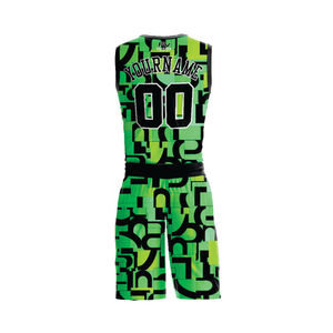 Ensemble d'uniformes de basketball personnalisés entièrement sublimés, unisexe, maillot sans manches et short, séchage rapide, tenue d'entraînement d'équipe, 100% personnalisable avec nom du joueur, 5XL - Product Image 6