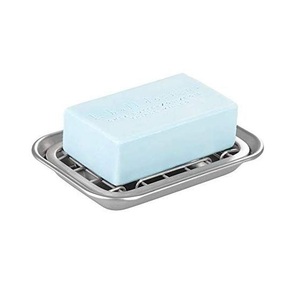Porte-savon en métal durable pour salle de bain avec cadre élégant, organiseur de savon pour évier et zone de douche - Product Image 2