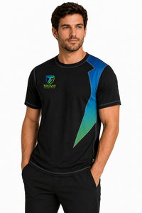 Customizable 100% Cotton Men's Trendy <b>T</b>-<b>Shirt</b> Loose Fit Solid Eco-Friendly Quick Dry Knitted Fabric OEM Customized <b>T</b>-<b>Shirt</b> - Product Image 5
