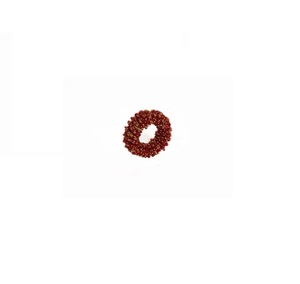 Porte-serviettes de luxe en métal classique avec perles de cristal rouge vif pour mariage, Noël, Saint-Valentin, perles de rocaille rouges scintillantes - Product Image 1