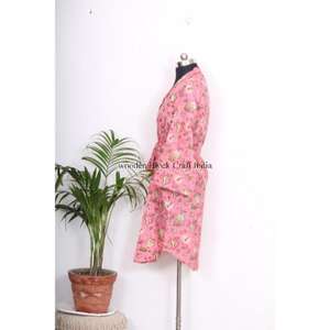 Robe Bohème en Coton pour Femme, Imprimé Floral, Chemise Décontractée avec Boutons, Grande Taille, Vêtement Quotidien Tendance - Product Image 5