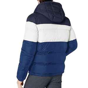 Nouvelle Arrivée : Doudoune matelassée en toile pour homme, design optimal, personnalisée, chaude pour l'hiver, respirante, confortable, grande taille, avec col montant tricoté. - Product Image 5