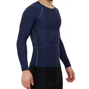 Maillot de compression léger et ajusté pour homme, couleur unie, haute qualité - Product Image 2
