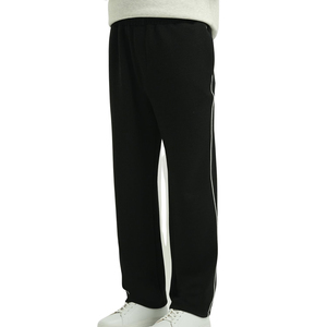 กางเกงสเวตเตอร์ผ้าฝ้ายหลายสีสำหรับผู้ชายกางเกงลำลองขายาวมีกระเป๋าเอวกลางปรับแต่งโลโก้ได้ตามต้องการ - Product Image 4