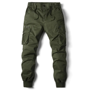 Pantalones Cargo de Poliéster/Algodón para Hombre, Estilo Urbano, Ligeros, Transpirables, con Protección UV, Cierre de Cremallera Completo - Product Image 1