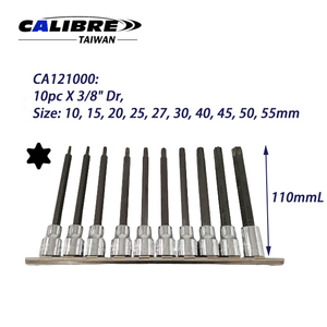 Juego de llaves de vaso Torx de TAIWAN CALIBRE de 1/4", 3/8" o 1/2" (estilo corto o largo) - Product Image 4