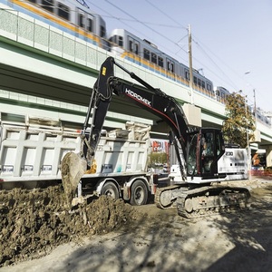 Excavatrice Hidromek de qualité pour projets, meilleur prix, godet de 1,38 m, excavatrice compacte sur chenilles avec moteur Hitachi - Product Image 4