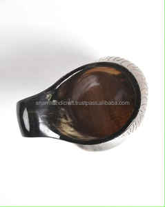 ฮอร์นแก้วทังก์ฮอร์นสำหรับดื่มเบียร์ทำด้วยมือแกะสลักธรรมชาติแบบกำหนดเอง - Product Image 2