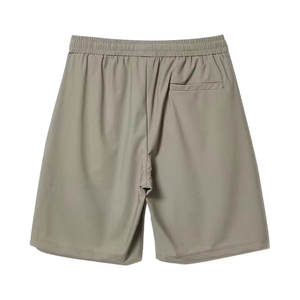 Shorts décontractés pour hommes, style actuel, inspirés de la course à pied, design sportif, motif uni, teinture unie, respirant, séchage rapide, 100% polyester - Product Image 2