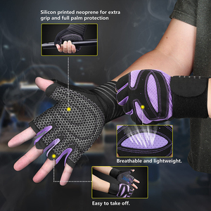 Guantes de Gimnasio para Levantamiento de Pesas, Unisex, Antideslizantes, Ajustables, para Cross Training, Powerlifting, con Agarre Fuerte - Product Image 1