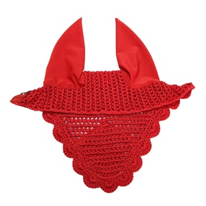 Voile en crochet équestre professionnel de haute qualité pour chevaux, accessoires équestres, bonnet d'oreille équin personnalisé avec cristaux faits à la main - Product Image 2