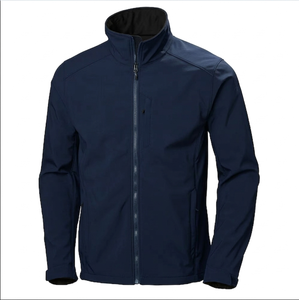 Breathable Quick Dry Men's Lightweight Softshell Jacket Stand Collar Front Logo Windproof Winter Season High Quality - Product Image 1