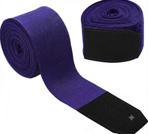 Vendas de Boxeo OEM 2026 Blancas y Moradas con Cierre de Gancho y Bucle, Equipo Deportivo Protector Ajustable para Adultos Unisex - Product Image 6