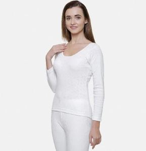 Camiseta térmica ajustada para mujer, ropa interior elástica de invierno, camiseta térmica con forro polar, ropa cómoda de manga larga - Product Image 2