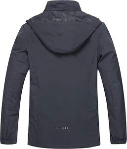 Veste coupe-vent longue pour homme, style vintage, col montant, respirante, légère, écologique, pour l'extérieur et l'hiver – Vente en gros - Product Image 1