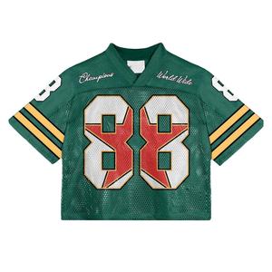 Camiseta de Malla con Nombre de Equipo y Jugador Personalizados, 100% Poliéster, Transpirable, de Secado Rápido, Antibacteriana, de Manga Corta para Todas las Temporadas - Product Image 1