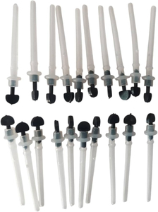 Juego de 100 Tapones de Rosca para Tetinas, de Acero Inoxidable, Reutilizables, para Uso Veterinario, Hospitalario, para Cabras - Product Image 3