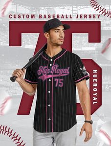 Maillot de baseball personnalisé – Nom d'équipe, numéro, logo personnalisés, maillot à boutons, uniforme d'équipe pour hommes, femmes, jeunes, tout-petits - Product Image 3