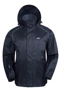 Veste coupe-vent à capuche pour homme, couleur unie, fermeture éclair, vêtements décontractés pour l'extérieur, saison automne, coque en polyester - Product Image 5