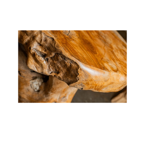 Mesa de Centro ARTERRA de Raíz de Teca Rústica Única - Muebles Duraderos para Sala de Estar - Product Image 3