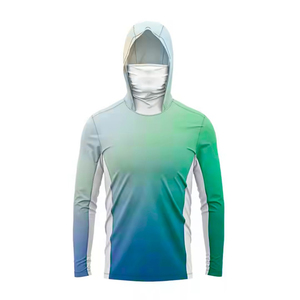 Camiseta de Pesca con Capucha y Protección UV de Alta Calidad, Diseño Personalizado, Manga Larga, OEM - Product Image 6