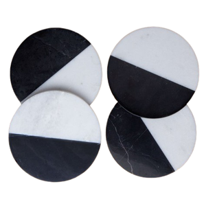 Sous-verres en marbre personnalisés en gros, forme hexagonale, de bonne qualité, couleur marbre blanc, sous-verres en pierre, vente chaude - Product Image 4