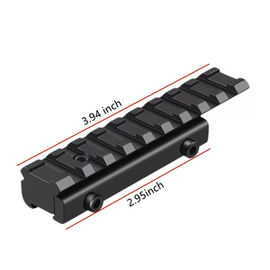 อะแดปเตอร์ต่อขยายแบบ Dovetail ขนาด 10 ซม. ผลิตตามสั่งจากโรงงาน สำหรับรางยึดอัลลอยด์ขนาด 11 มม. ถึง 20 มม. อุปกรณ์เสริมสำหรับการล่าสัตว์กลางแจ้งแบบยุทธวิธี - Product Image 6