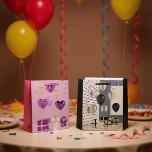 Borsa Regalo in Plastica Moderna di Media Dimensione con Stampa Digitale per Set Decorativi per Feste BOLSA DE REGALO - Product Image 2