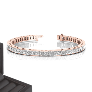 4mm Iced Out Diamond Tennis <b>Bracelets</b> with VVS Moissanite Diamonds <b>Bracelet</b> Bangle from Indian Supplier & Manufacturer - Product Image 2
