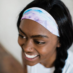 Custom Sport <b>Headband</b> Tennis Cycling Cooling Wicking Breathable Sweat Absorbing Printed <b>Headbands</b> Sweatband - Product Image 1
