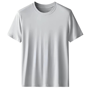 Camiseta de Verano para Hombre, Casual, Lisa, sin Bolitas, con Estampado Serigrafiado, Cuello Redondo, Corte Regular, Tejido de Punto - Product Image 4