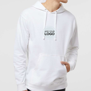 Vente en gros Sweat à capuche unisexe à col rond, couleur unie, style Soft Touch Independent Trading Co - Product Image 4