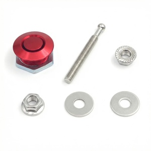 ชุดตัวล็อค<span class=keywords><strong>กันชน</strong></span>แบบปลดเร็วขนาด 25/32 มม. พร้อมปุ่มกดสำหรับฝากระโปรง<span class=keywords><strong>รถ</strong></span>ยนต์ ป้ายทะเบียน หรืองาน DIY ต่างๆ - Product Image 1