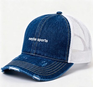 High Quality Meyba Sports Mesh Trucker <b>Hat</b> Adjustable Breathable 6-Panel Cap Unisex Outdoor Casual Spring <b>Summer</b> Style - Product Image 5