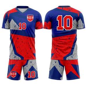 Uniforme de Fútbol Transpirable, Ligero, 100% Poliéster, Antibacterial, Ecológico y de Secado Rápido de Alta Calidad de Fabricante Pakistaní - Product Image 2