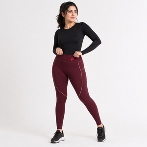 Construction Stretch Athletic Design For Gym Training Women Legging Premium Workout Pants Flexible Fabric Breathable Comfortable - Product Image 1