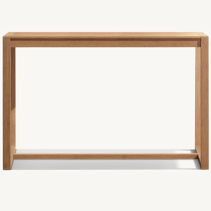 Table rectangulaire en teck écologique, style moderne et épuré, idéale pour l'extérieur sur la terrasse - Vente flash - Product Image 3