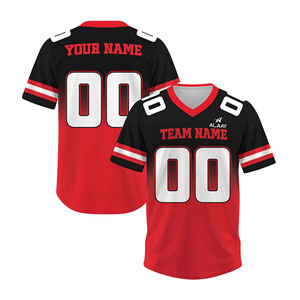 Maillot de rugby respirant en sublimation, personnalisable avec nom et numéro d'équipe, maillot de football américain, uniforme de football américain - Product Image 6