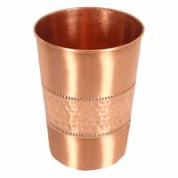 Ensemble de gobelets en cuivre martelé, verres à boire traditionnels, tasses réutilisables pour eau, jus et boissons, collection cadeau pour cuisine et salle à manger