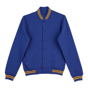Chaqueta Varsity de Invierno para Mujer, Personalizable, Impermeable, Ecológica, Transpirable, Servicio OEM, Exterior de Lana/Poliéster, Cierre Frontal - Product Image 1